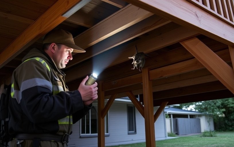 Under Deck Possum Removal in Mount Waverley